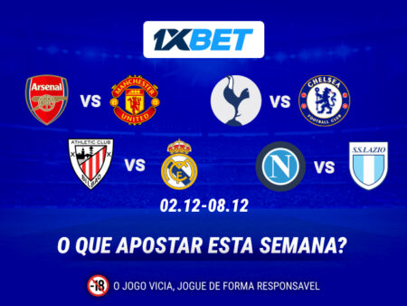 Futebol em Alta: aproveite os melhores jogos da primeira semana de Dezembro!